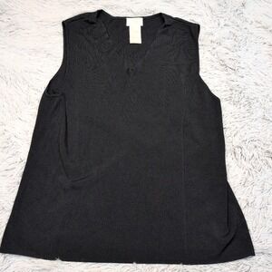 Designers Original Shirt Womens 3X‎  Black Casual Preppy Sleeveless Top